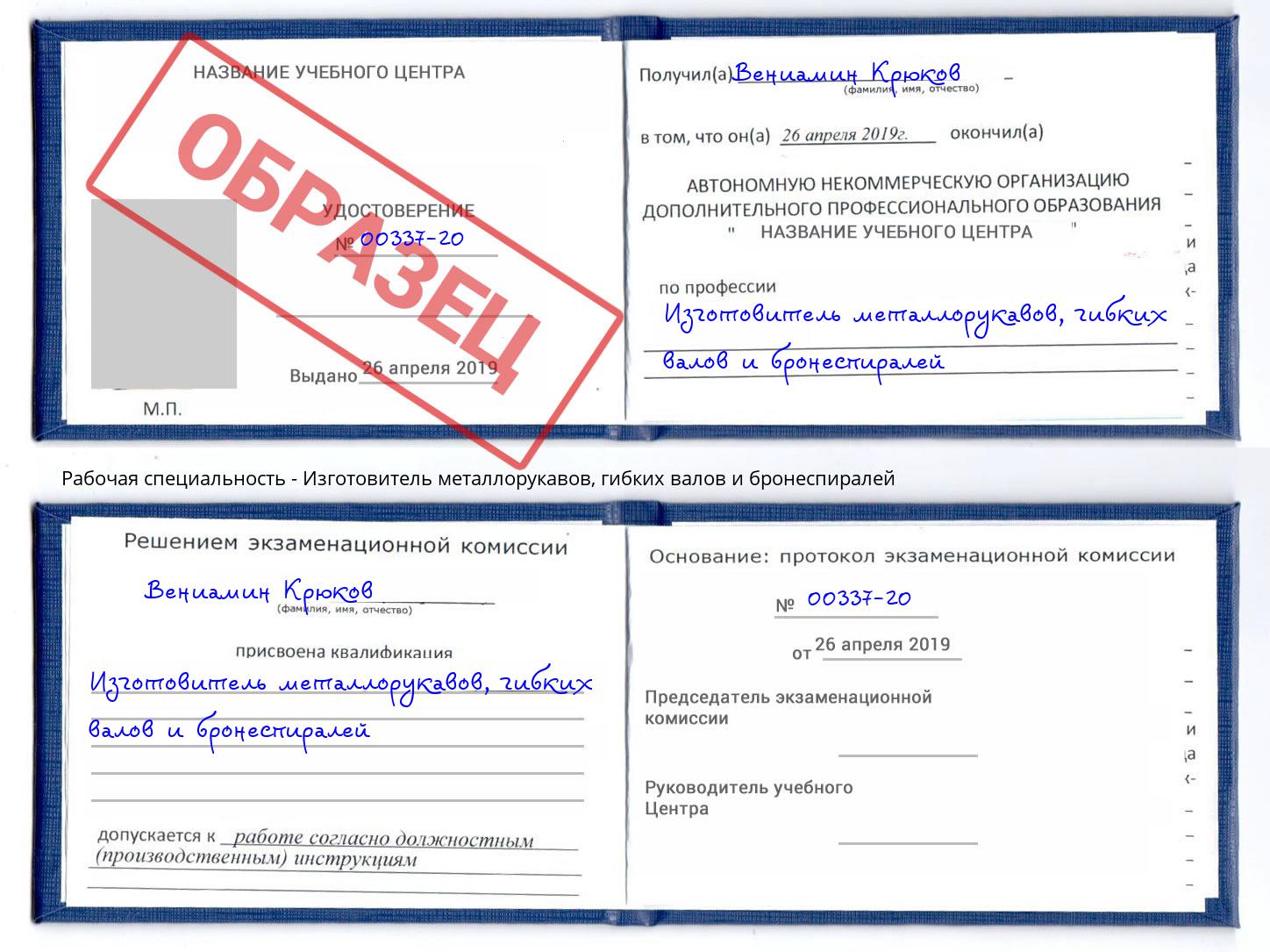 Изготовитель металлорукавов, гибких валов и бронеспиралей Малгобек